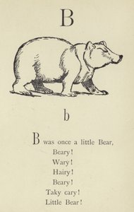 B harfi by Edward Lear